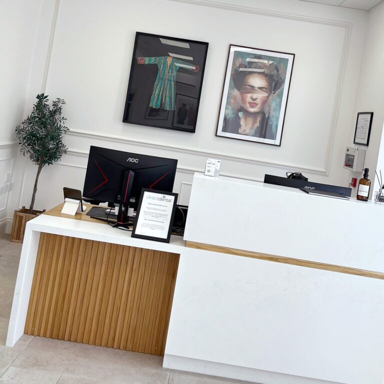 Direct Dental Dentist Wandsworth Clinic Reception 768x768