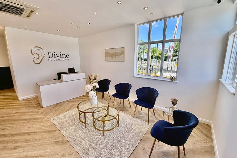 divine hearing care clinic interior
